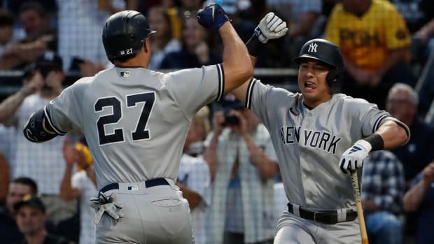New York Yankees slugger Giancarlo Stanton